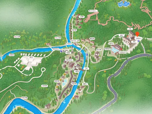 刚察结合景区手绘地图智慧导览和720全景技术，可以让景区更加“动”起来，为游客提供更加身临其境的导览体验。